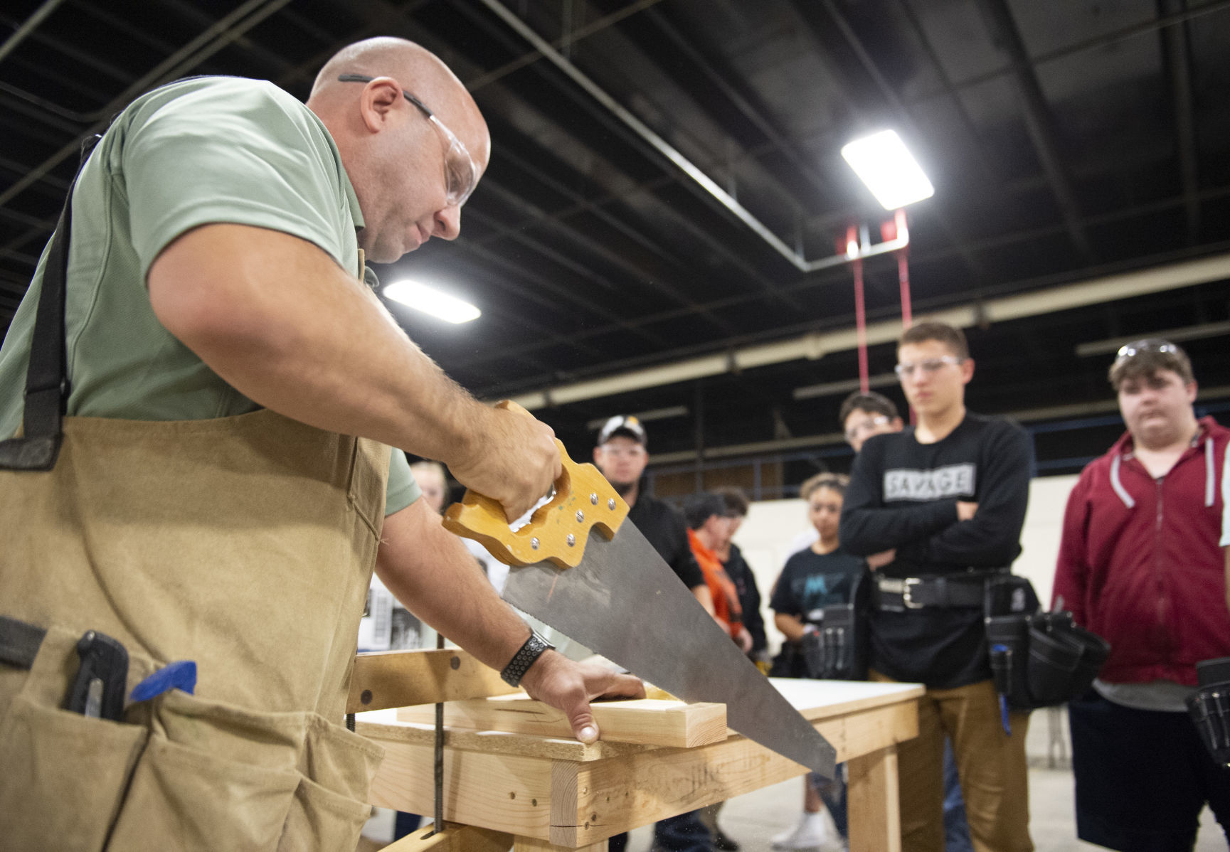 Teaching the art of carpentary